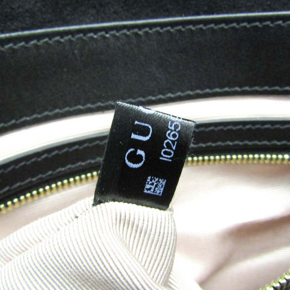 GUCCI Authentic Black Leather Shoulder Bag - Picture 14 of 14